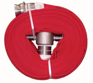 Fire Hose 66mm x 23m C/W Light Alloy couplings-0