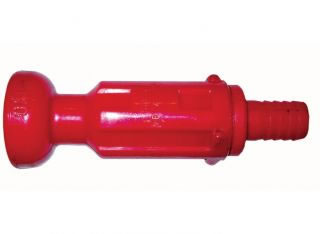 Red Plastic "Mushroom" Fire Reel Jet Spray Nozzle-0