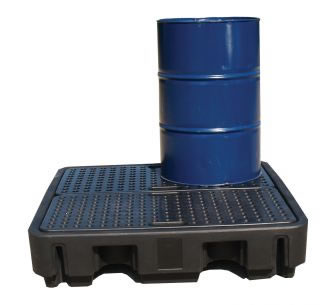 4 drum polyethylene sump pallet-0