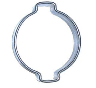 ZINC PLATED CLAMPS - DIN 1.0338 2 Ear-0