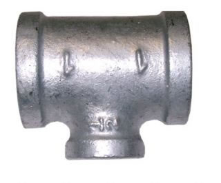 Female Tee Reducing Branch Galvanised BSPP-0