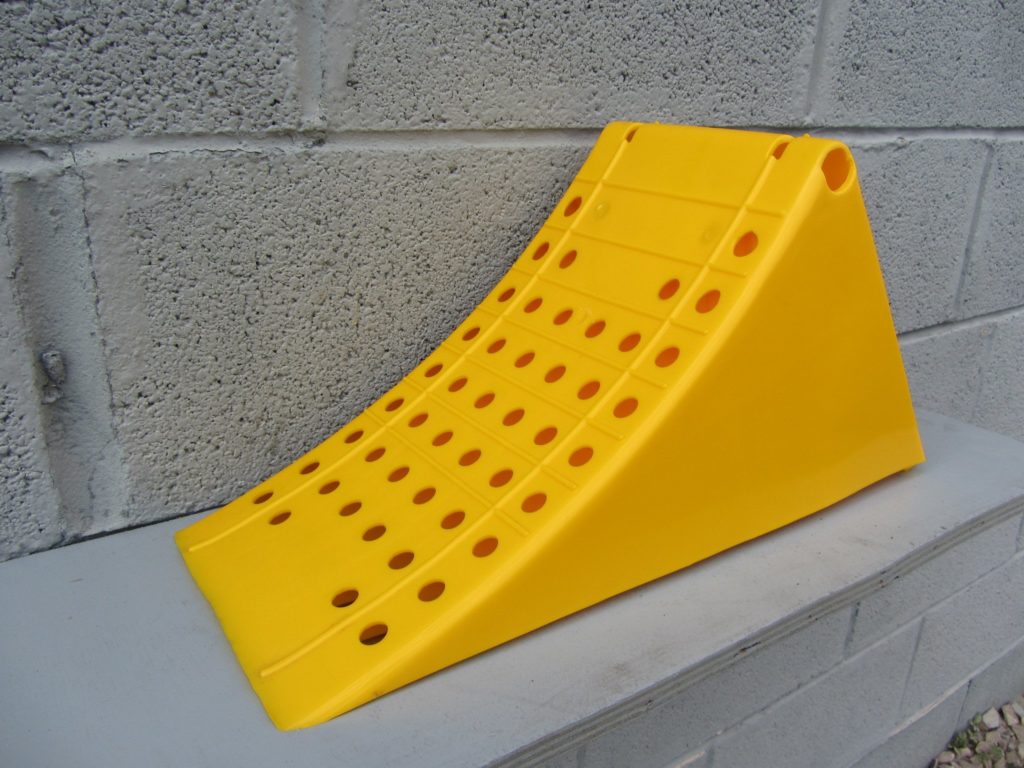 Plastic Wheel Chock 1 Wheel Chocks & Accessories Provincial Rubber UK